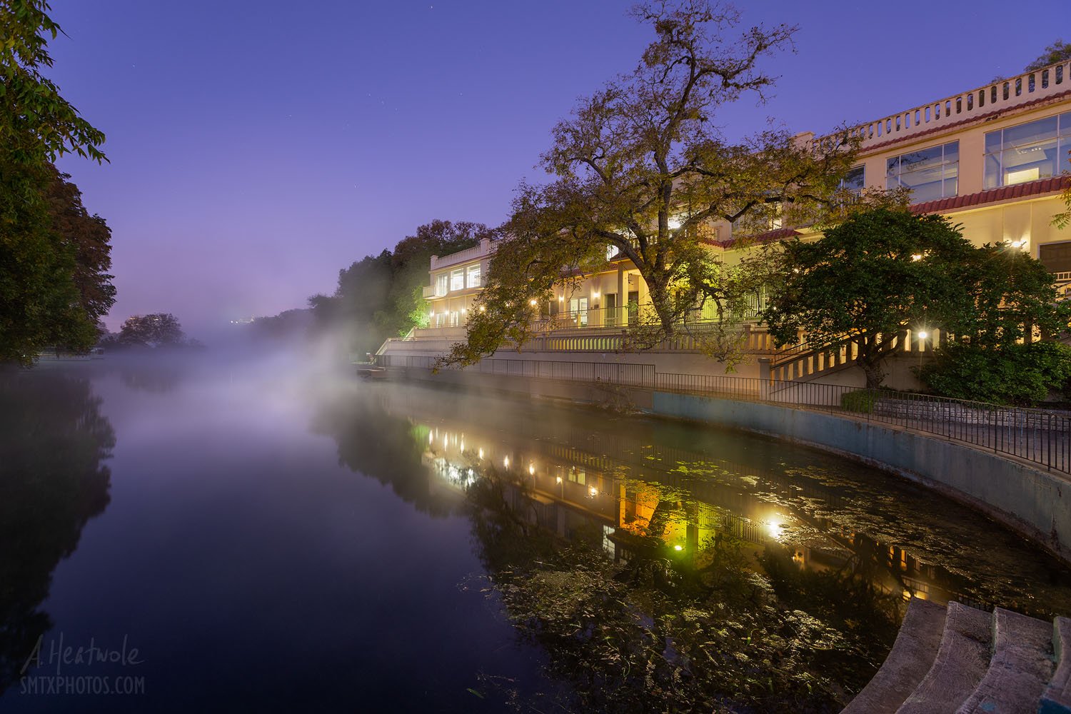 Foggy Dawn at The Meadows Center Foggy Dawn at The Meadows Center